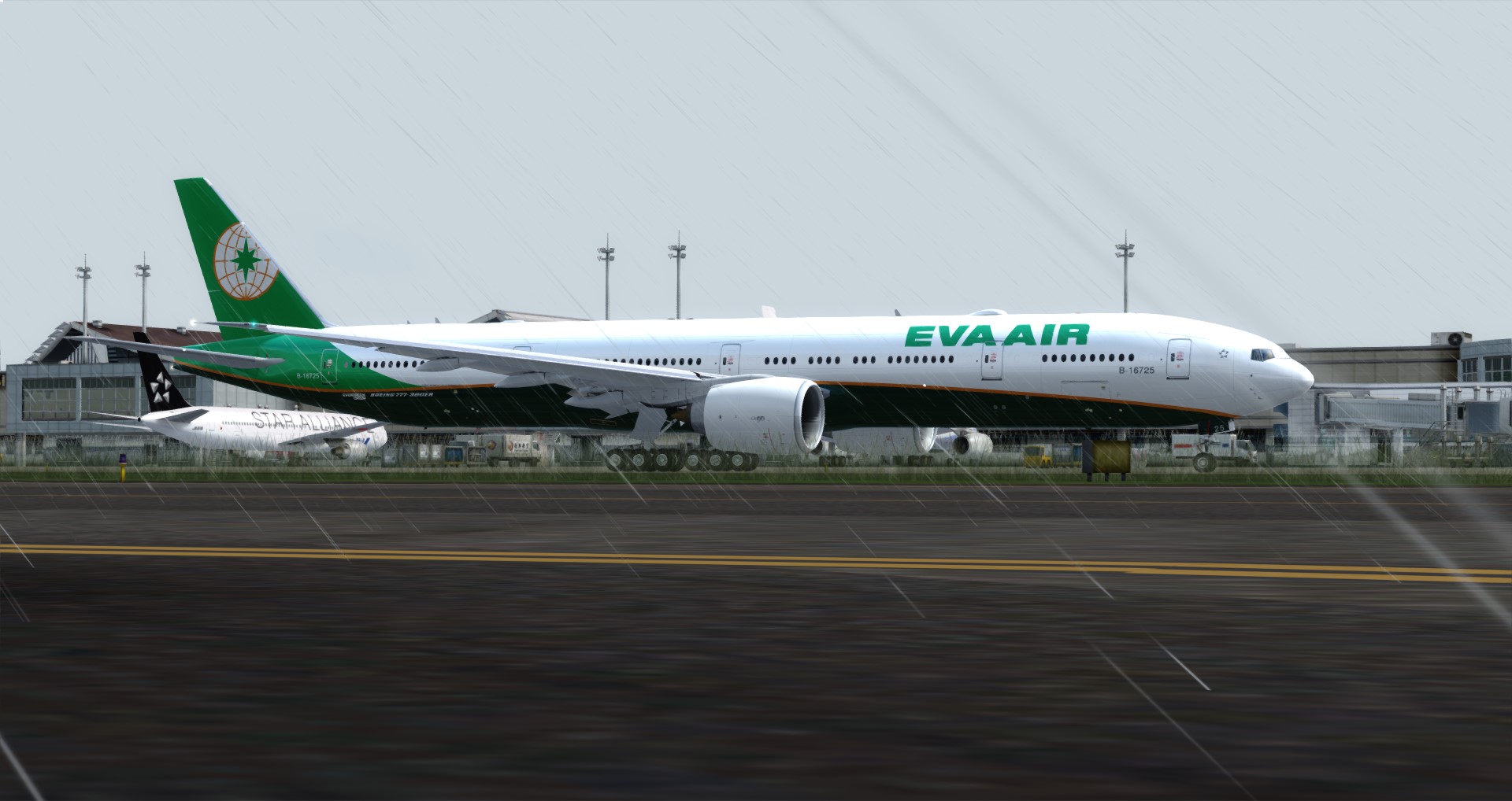 P3D V4 77W EVA AIR RCTP-KSEA-5204 