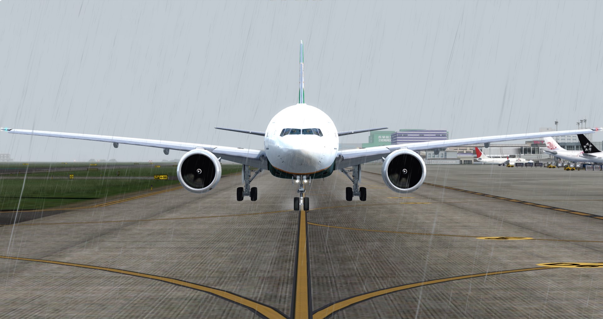 P3D V4 77W EVA AIR RCTP-KSEA-5493 