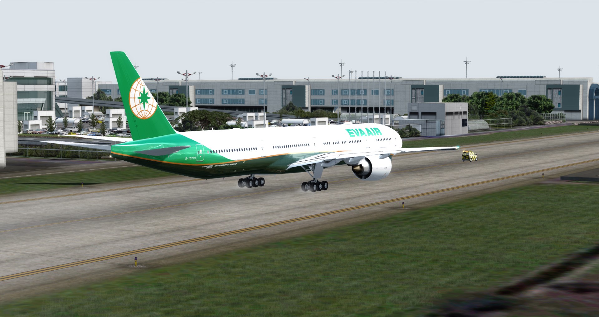 P3D V4 77W EVA AIR RCTP-KSEA-5771 