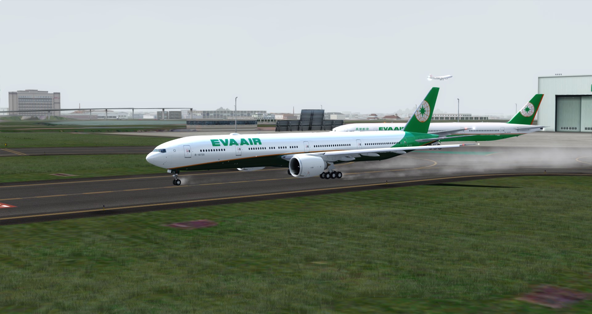 P3D V4 77W EVA AIR RCTP-KSEA-3077 