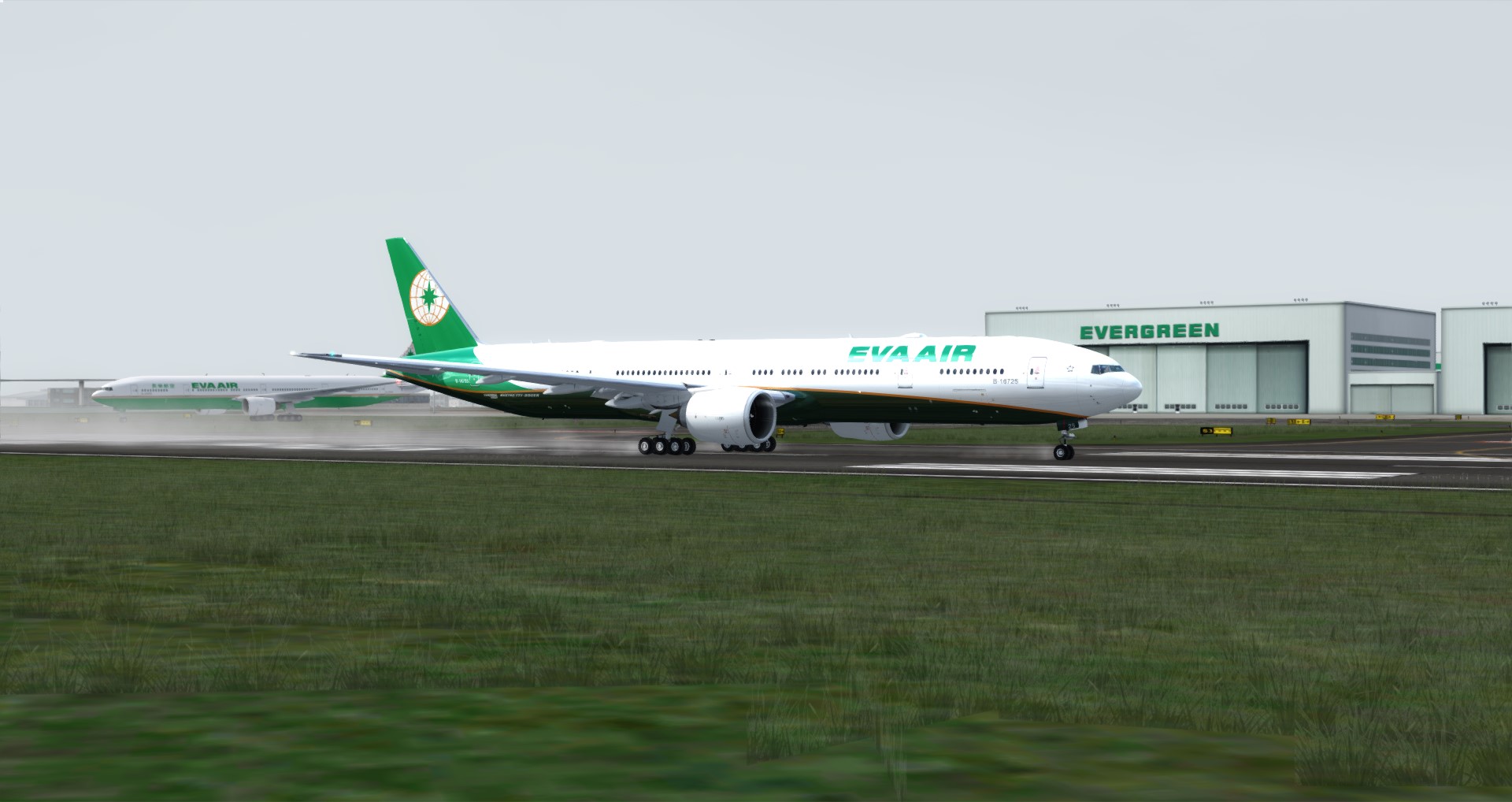 P3D V4 77W EVA AIR RCTP-KSEA-8737 