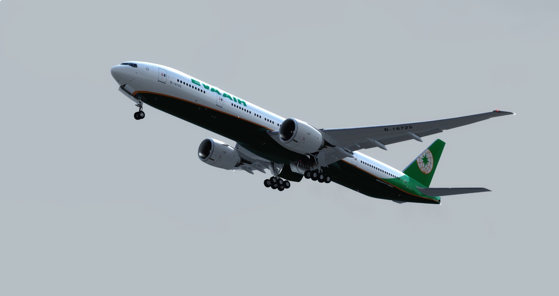 P3D V4 77W EVA AIR RCTP-KSEA-4507 