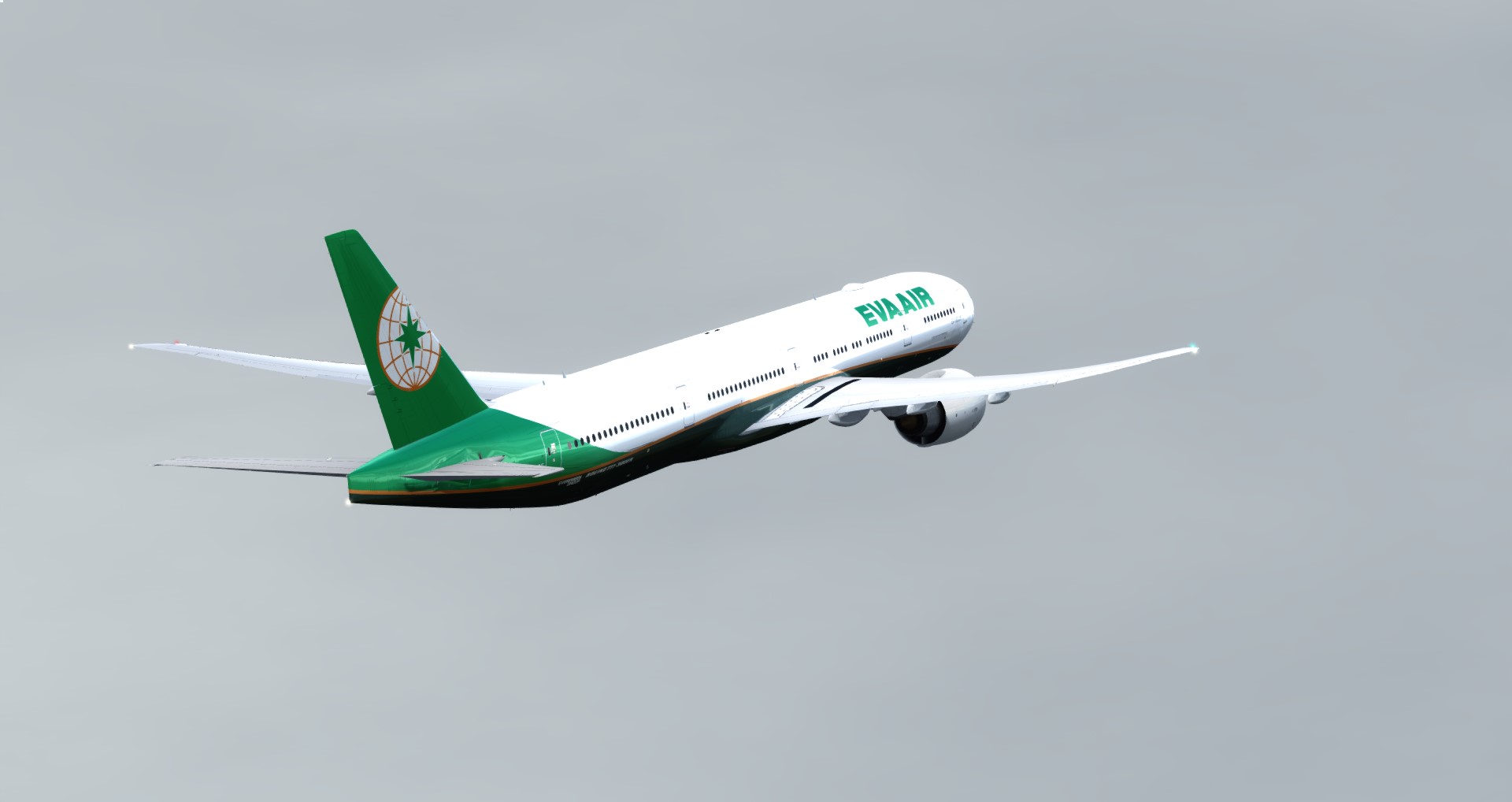 P3D V4 77W EVA AIR RCTP-KSEA-5382 