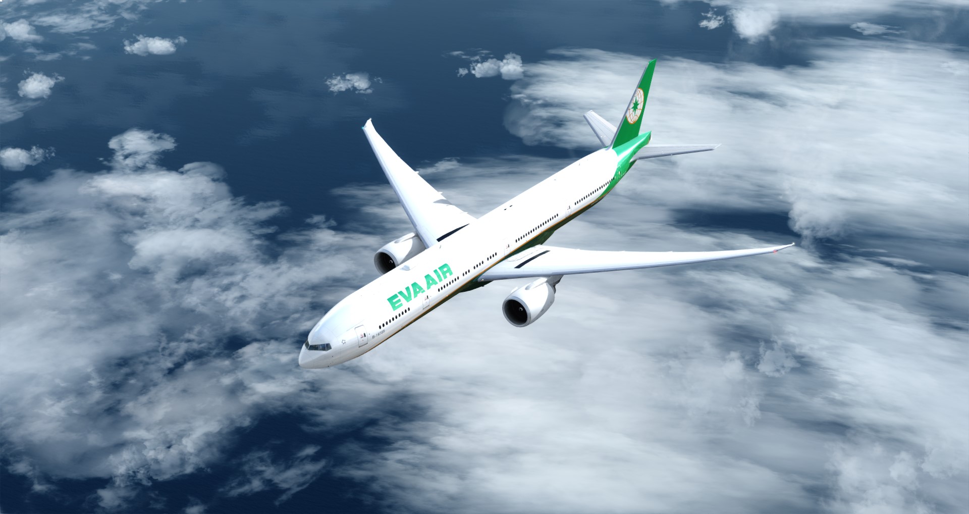 P3D V4 77W EVA AIR RCTP-KSEA-5989 