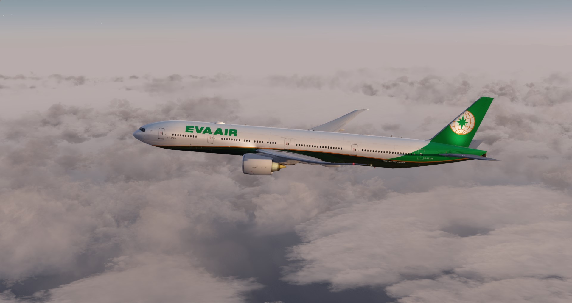 P3D V4 77W EVA AIR RCTP-KSEA-1597 