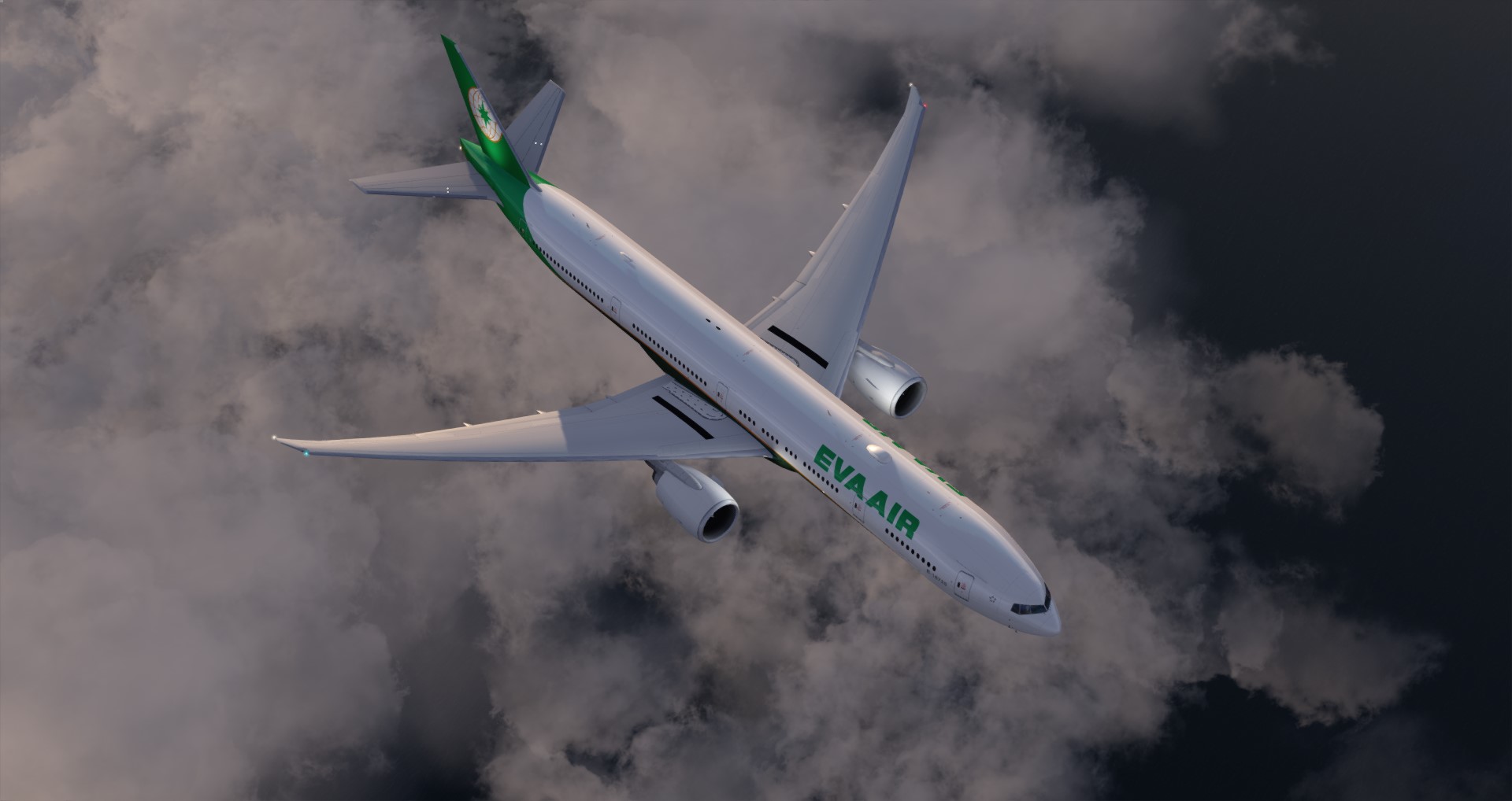 P3D V4 77W EVA AIR RCTP-KSEA-8882 