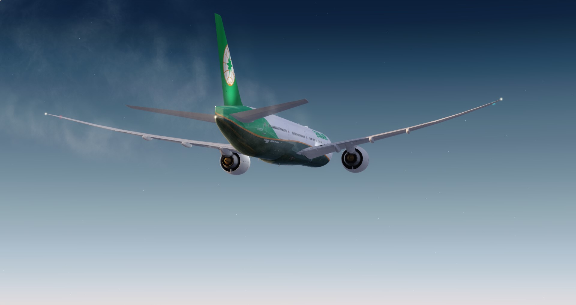 P3D V4 77W EVA AIR RCTP-KSEA-6580 