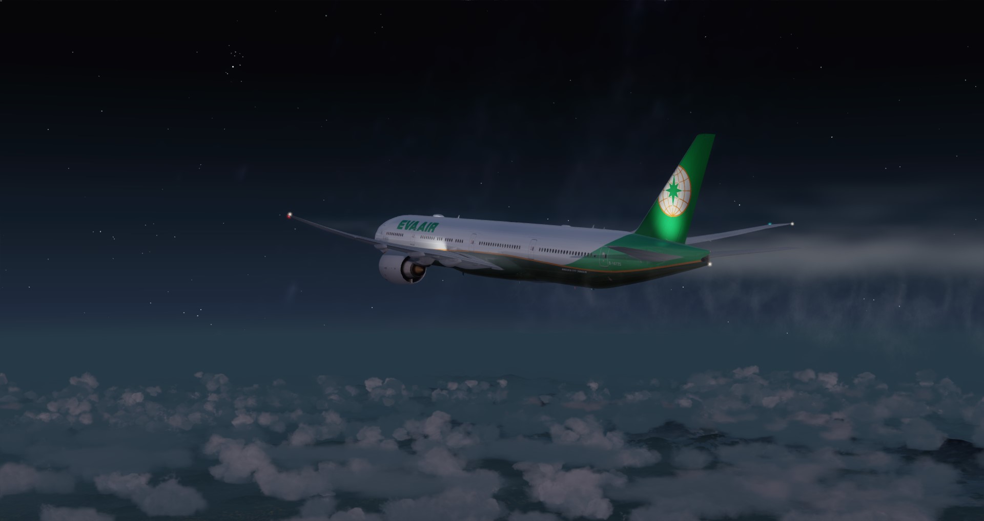 P3D V4 77W EVA AIR RCTP-KSEA-3646 