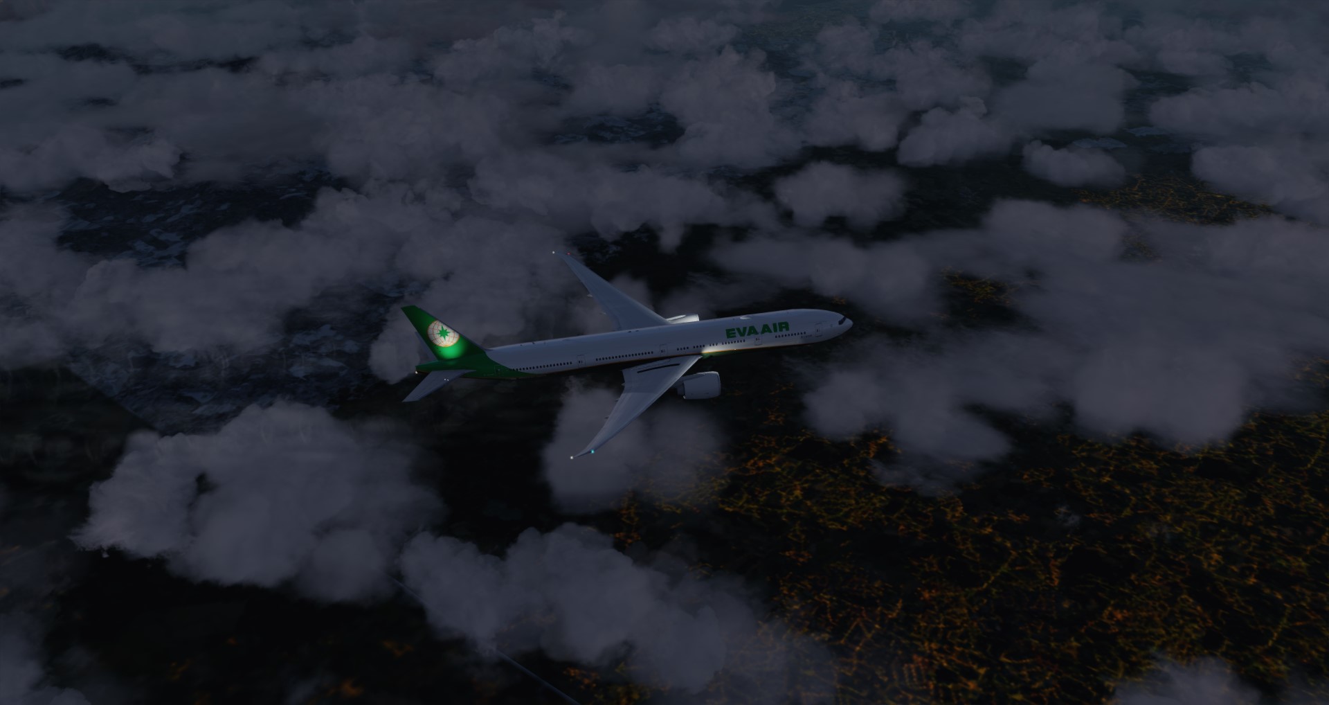 P3D V4 77W EVA AIR RCTP-KSEA-3791 