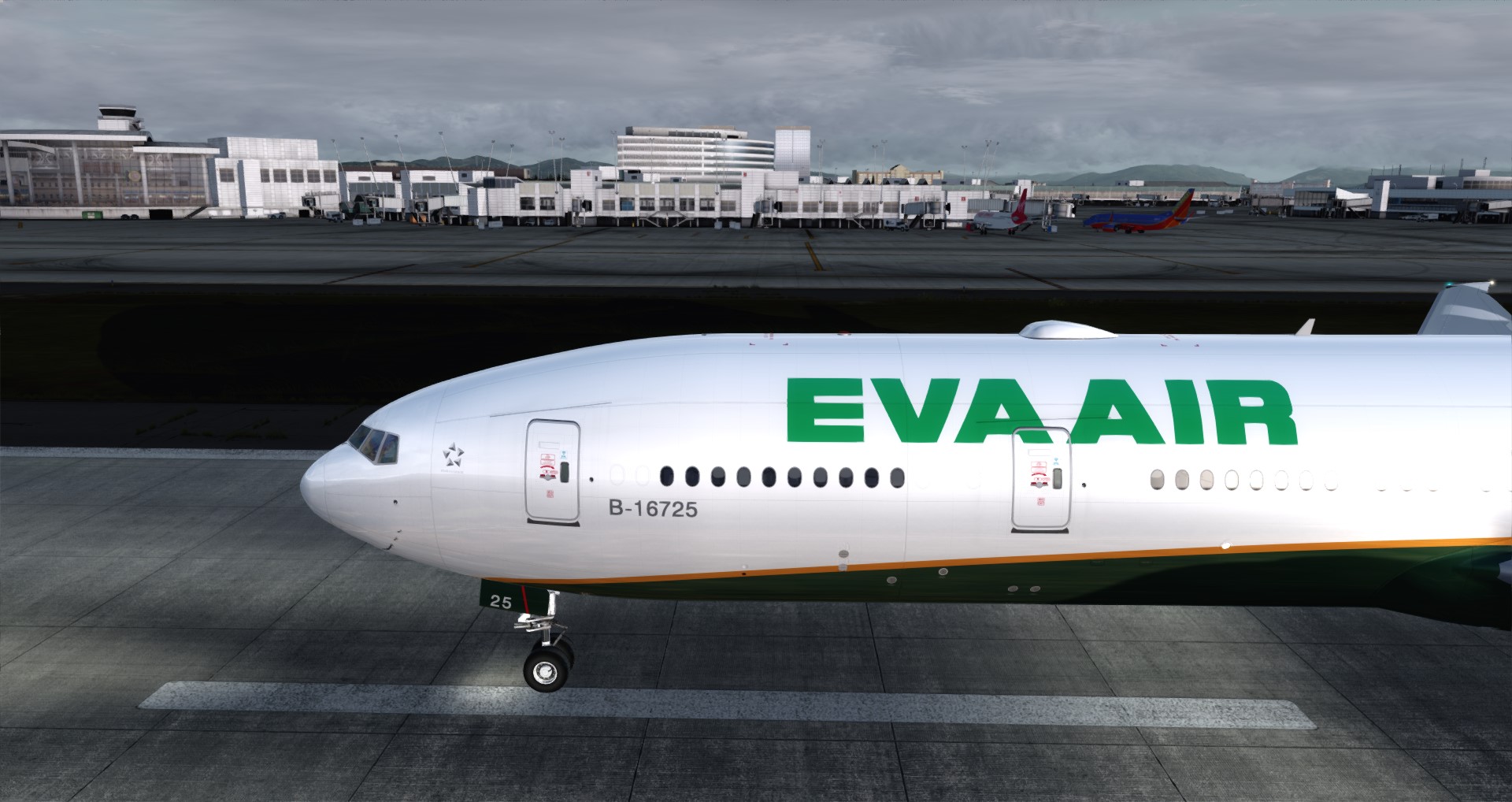 P3D V4 77W EVA AIR RCTP-KSEA-6736 