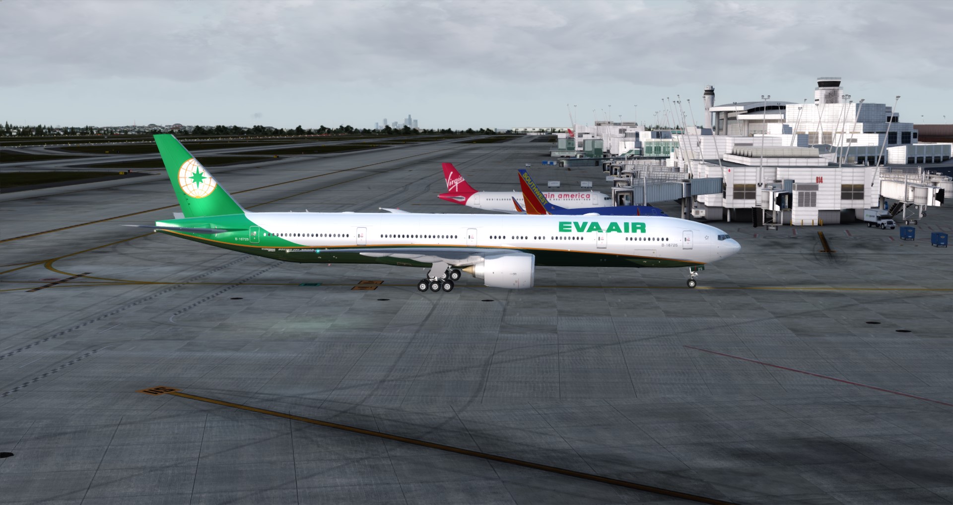 P3D V4 77W EVA AIR RCTP-KSEA-5904 