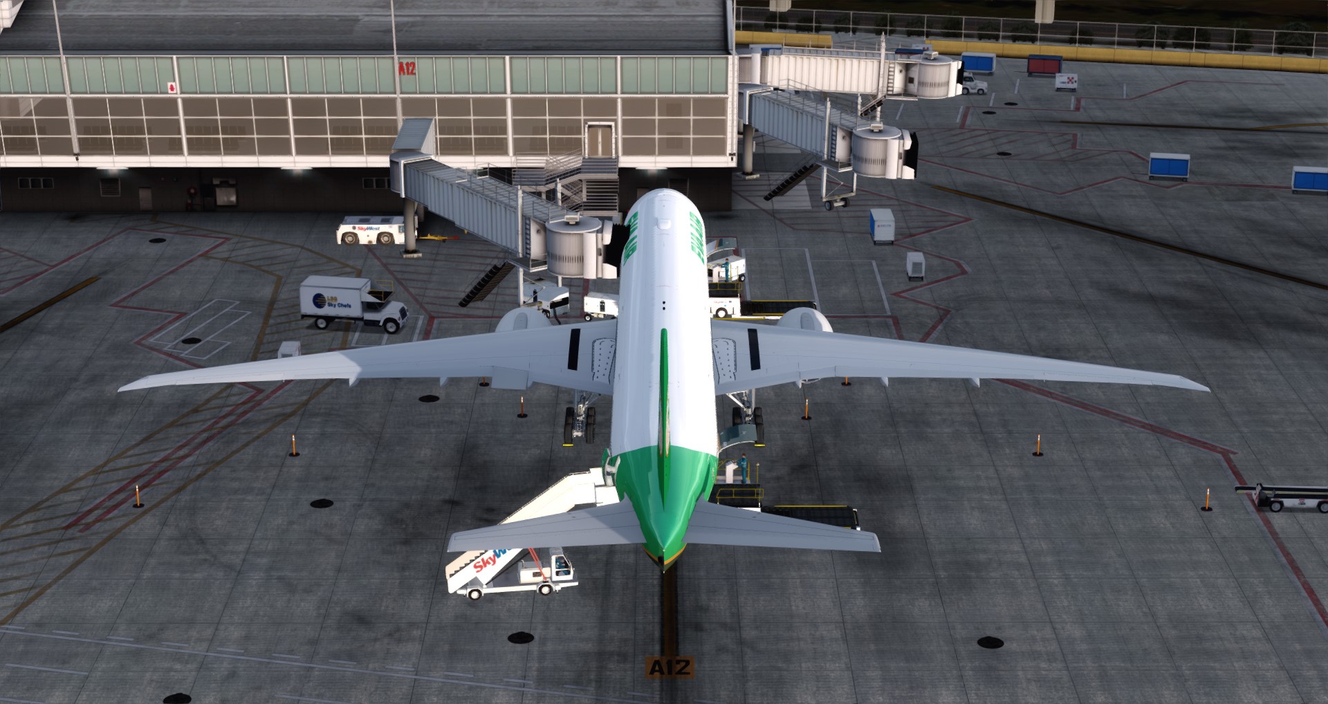 P3D V4 77W EVA AIR RCTP-KSEA-5195 