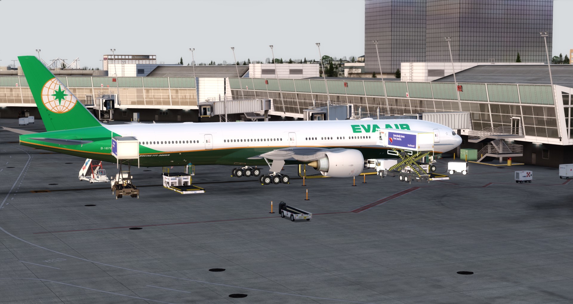 P3D V4 77W EVA AIR RCTP-KSEA-7516 