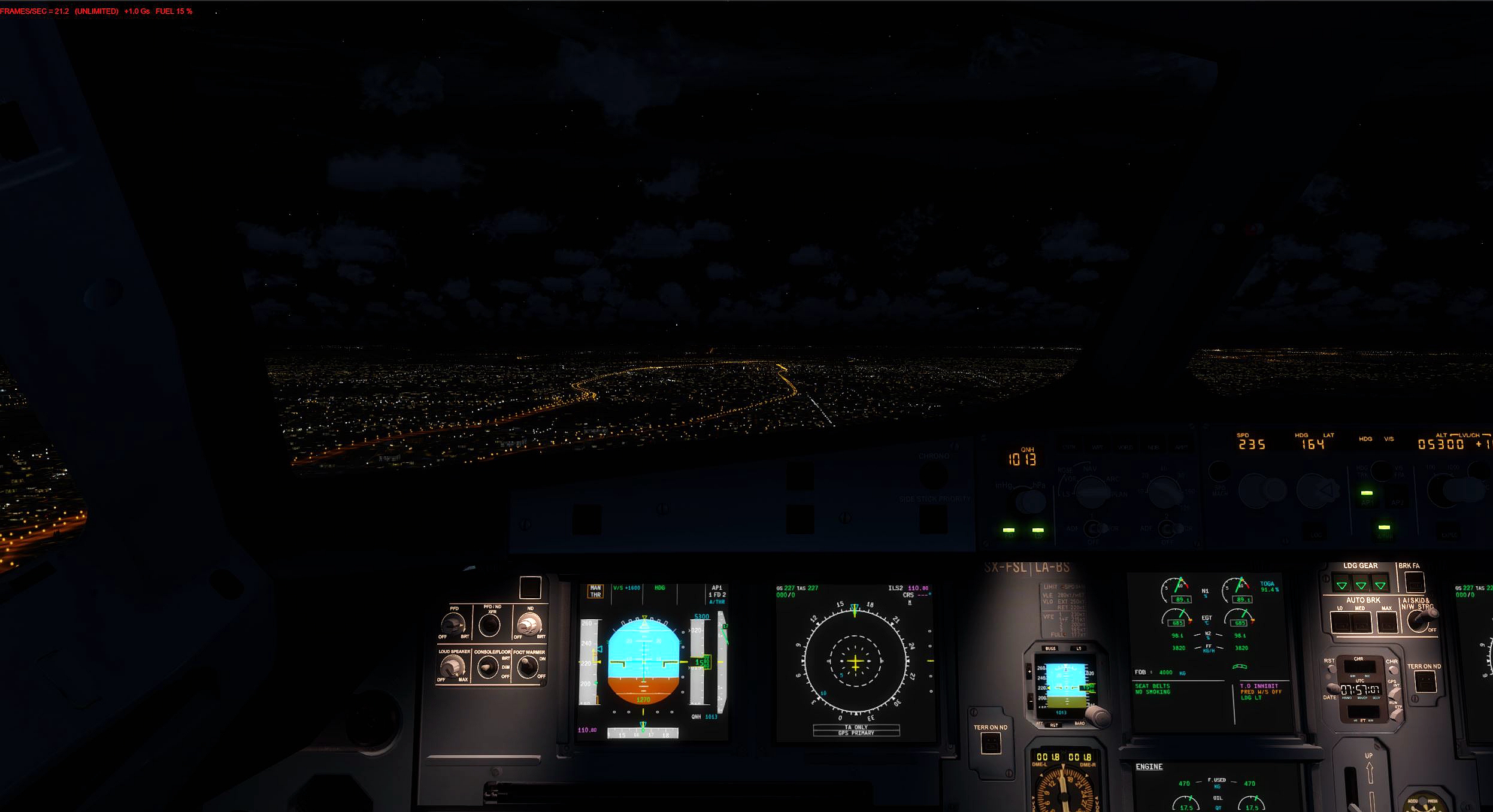 西雅图 KSEA 试飞 Flight Sim Labs - A320-7573 