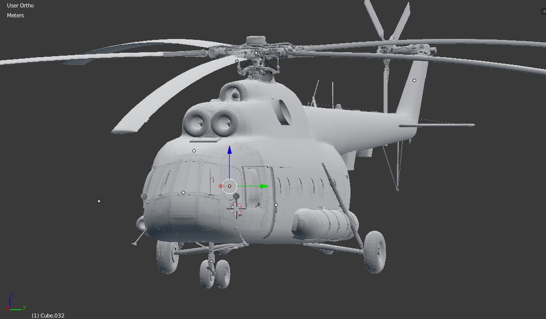 由RED EYES开发的Mi-8直升机-9664 