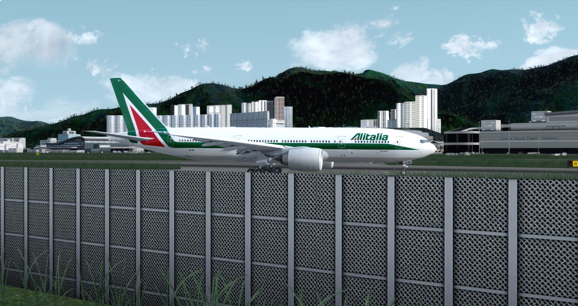 P3D V4 77L Alitalia VHHH-LIRF-5410 