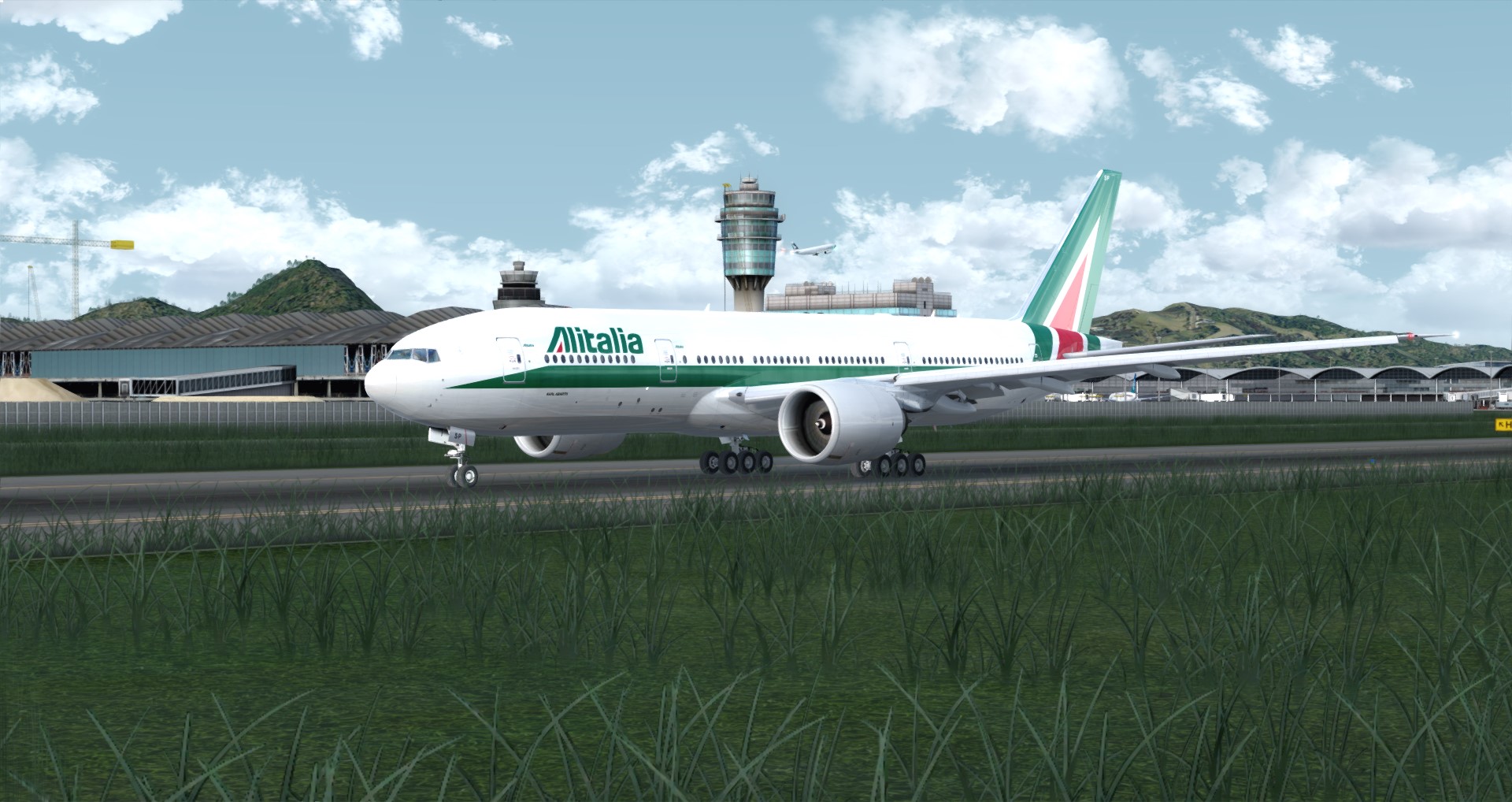 P3D V4 77L Alitalia VHHH-LIRF-6393 