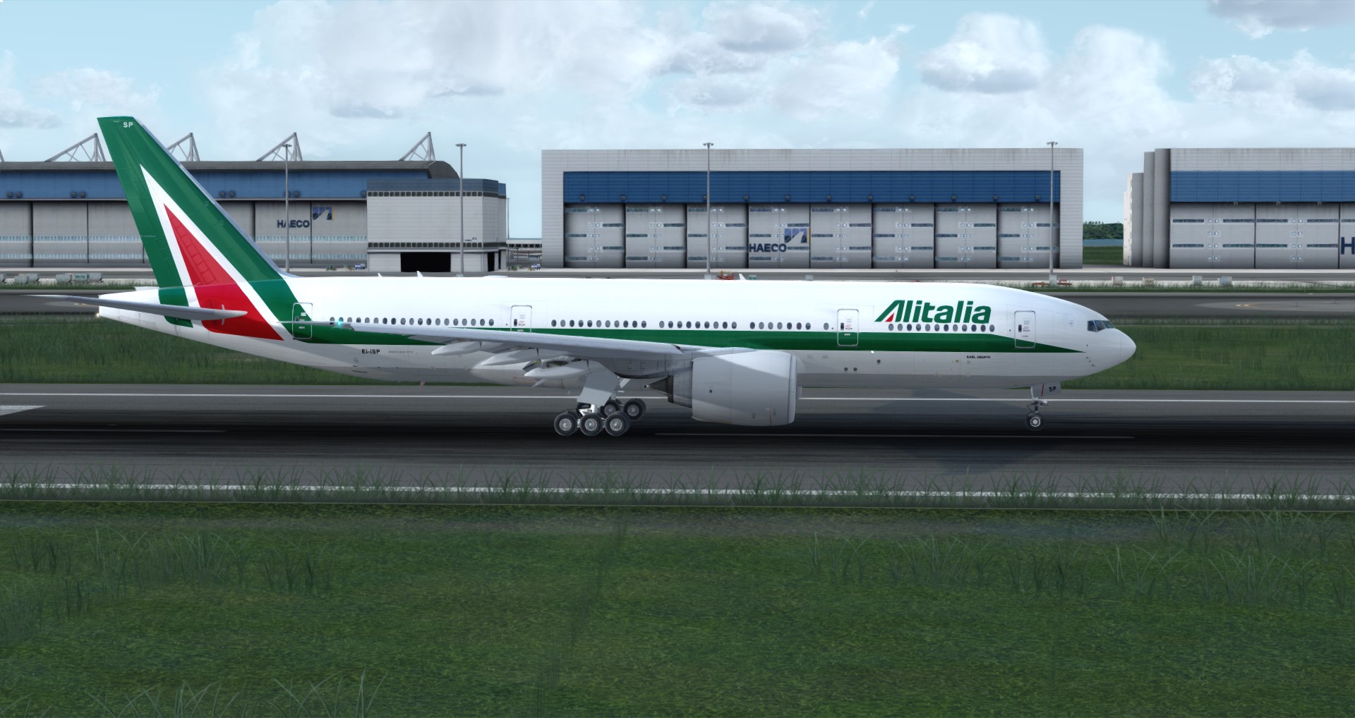 P3D V4 77L Alitalia VHHH-LIRF-7869 