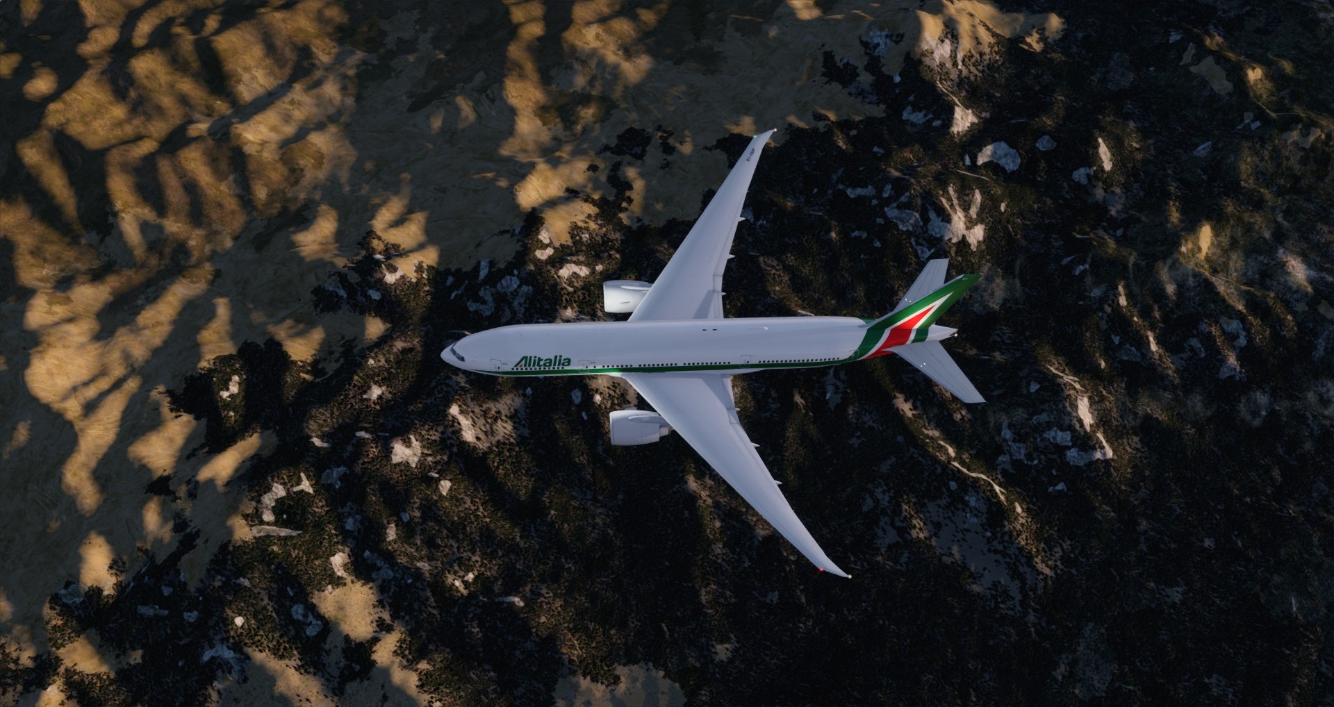 P3D V4 77L Alitalia VHHH-LIRF-5922 