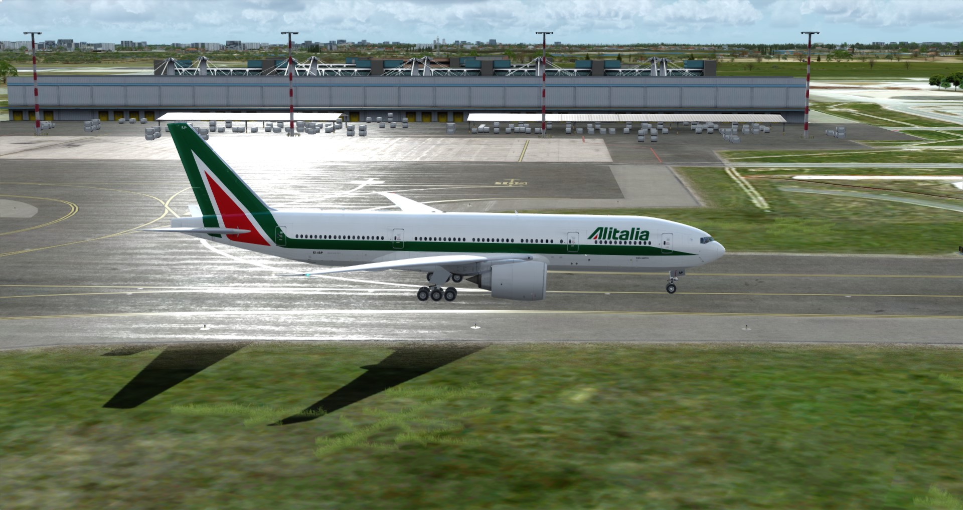 P3D V4 77L Alitalia VHHH-LIRF-3906 