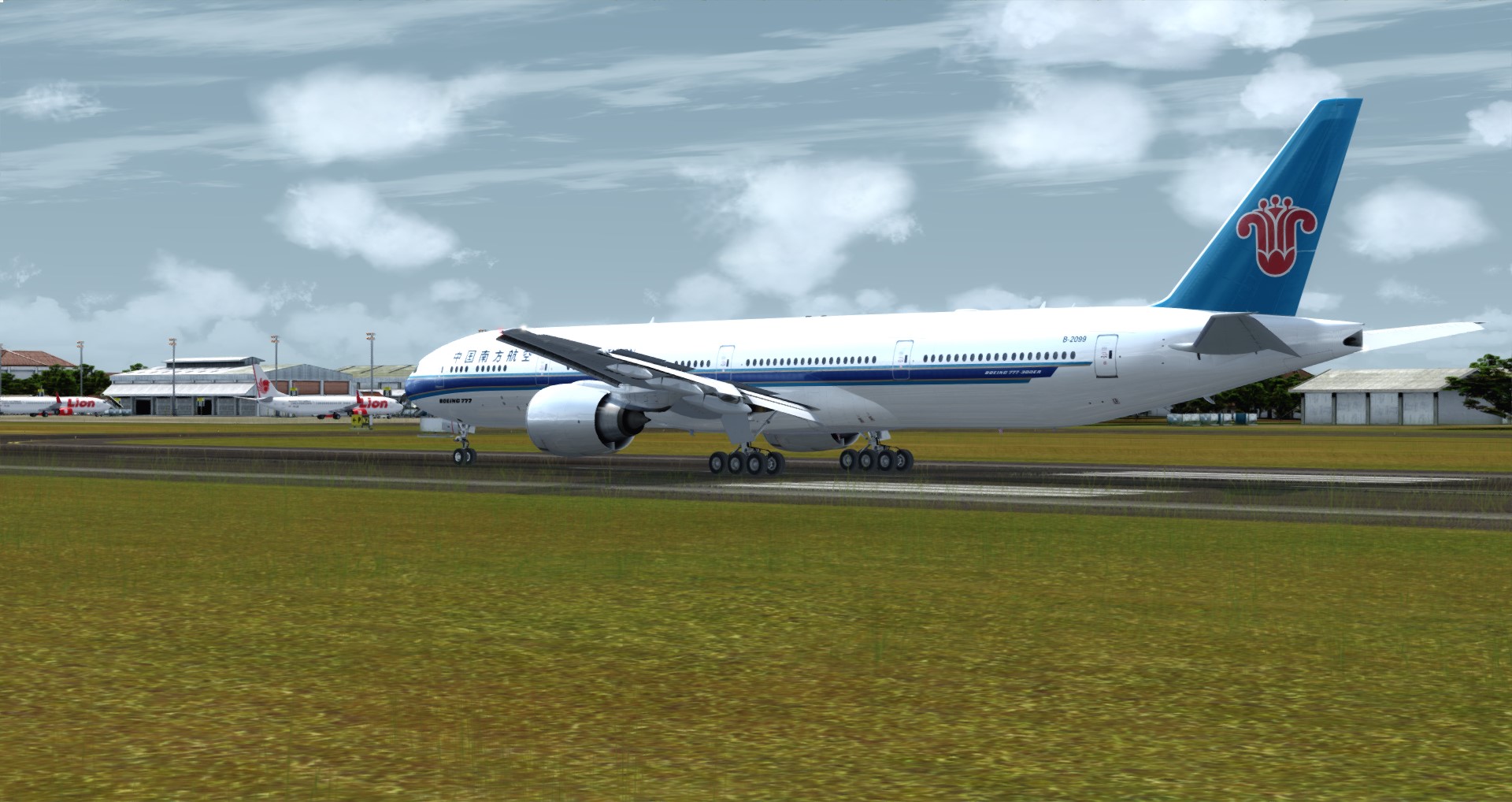 P3D V4 77W China Southern Airlines WADD-ZGGG 营救同胞-7845 