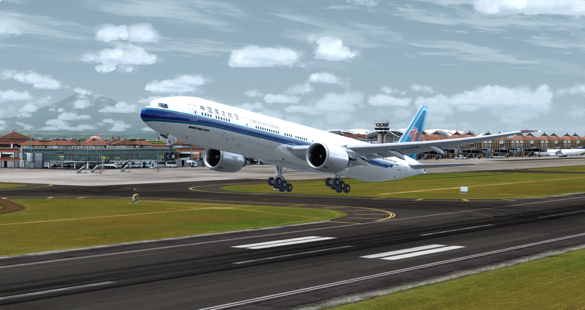 P3D V4 77W China Southern Airlines WADD-ZGGG 营救同胞-8114 