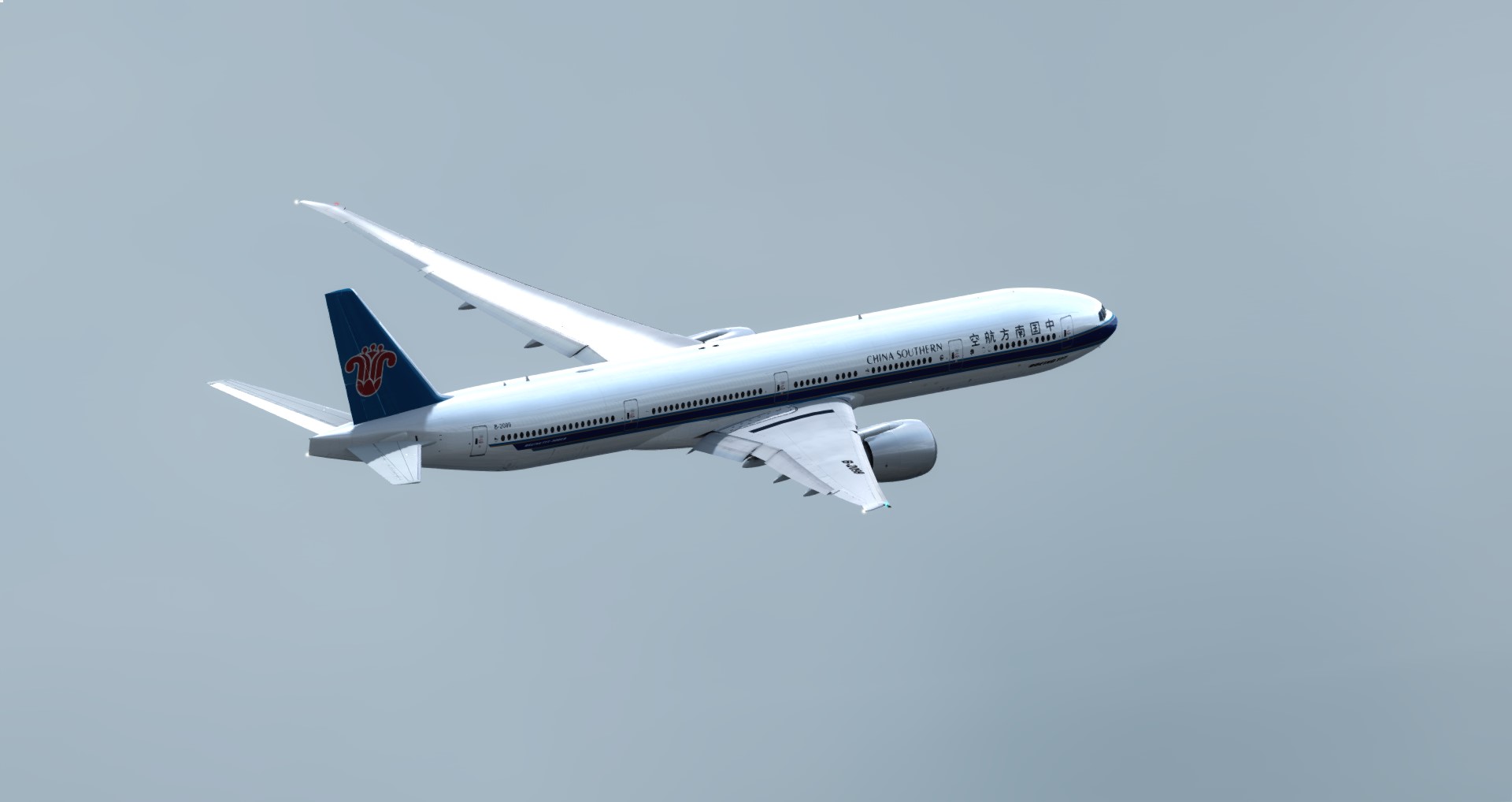 P3D V4 77W China Southern Airlines WADD-ZGGG 营救同胞-5124 