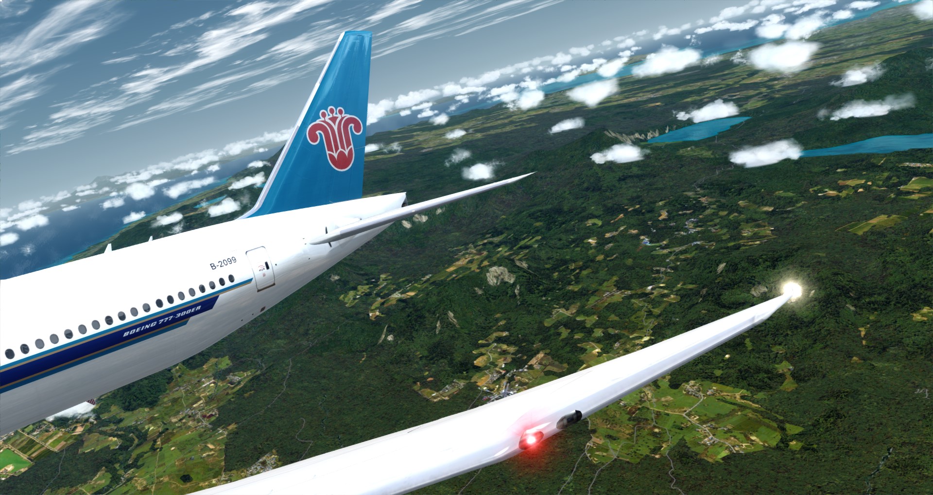 P3D V4 77W China Southern Airlines WADD-ZGGG 营救同胞-5154 