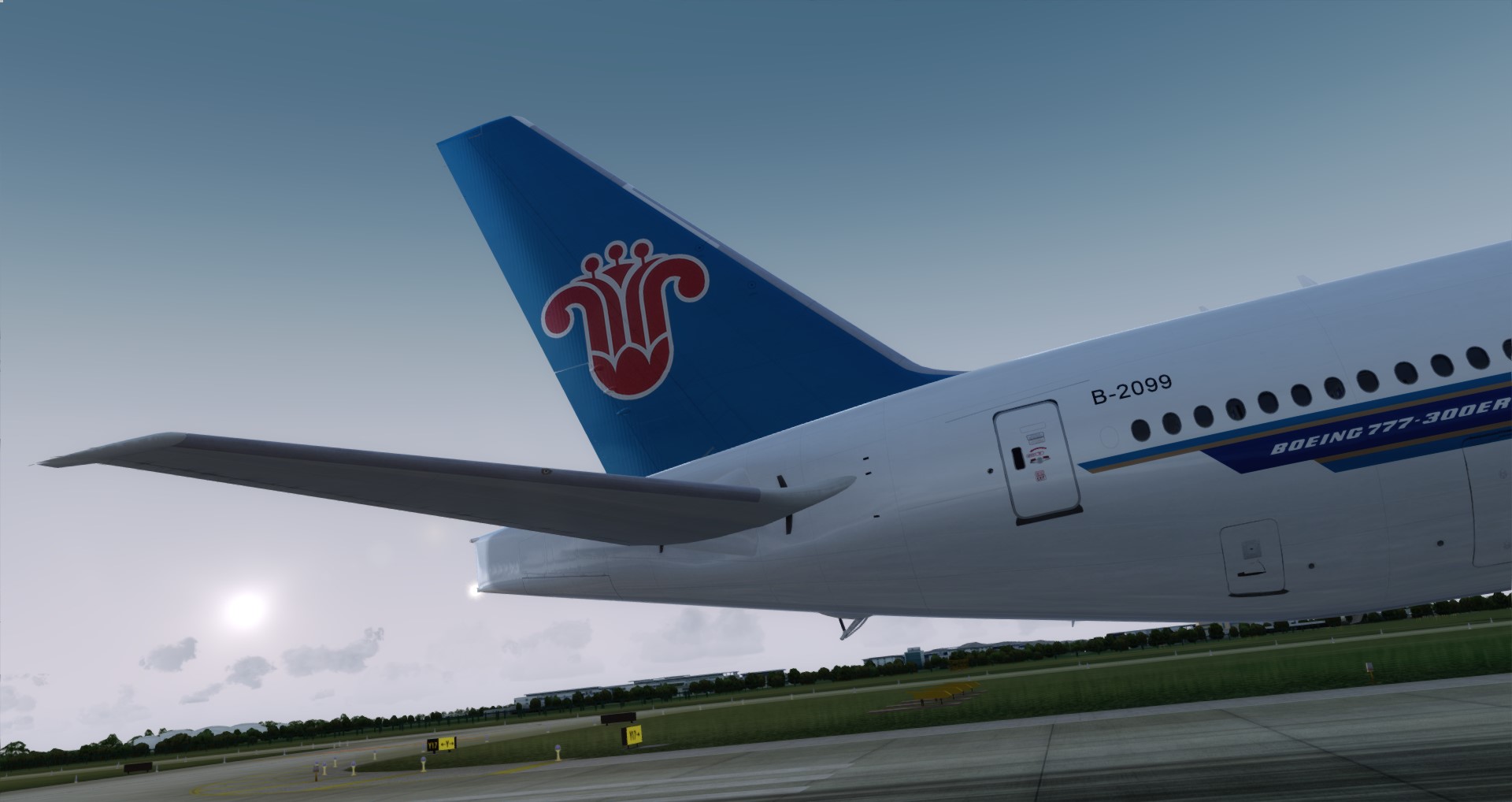 P3D V4 77W China Southern Airlines WADD-ZGGG 营救同胞-8312 