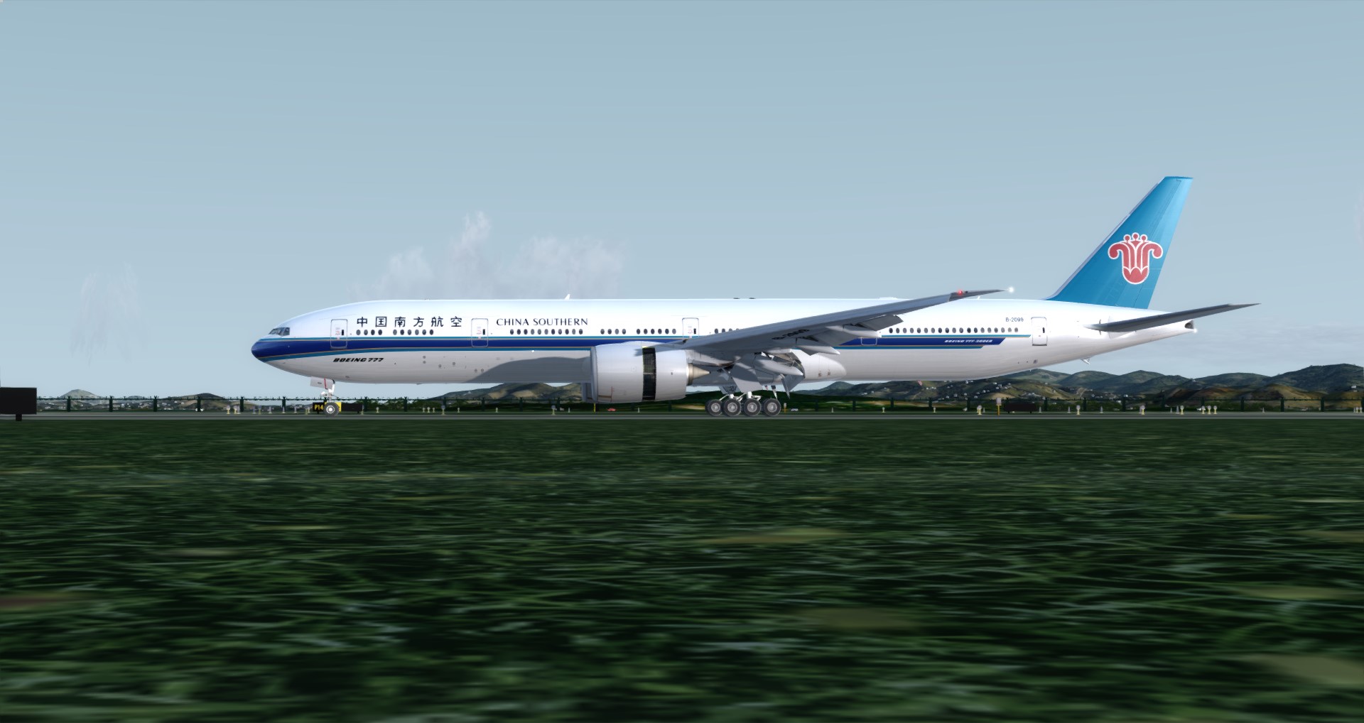P3D V4 77W China Southern Airlines WADD-ZGGG 营救同胞-3539 