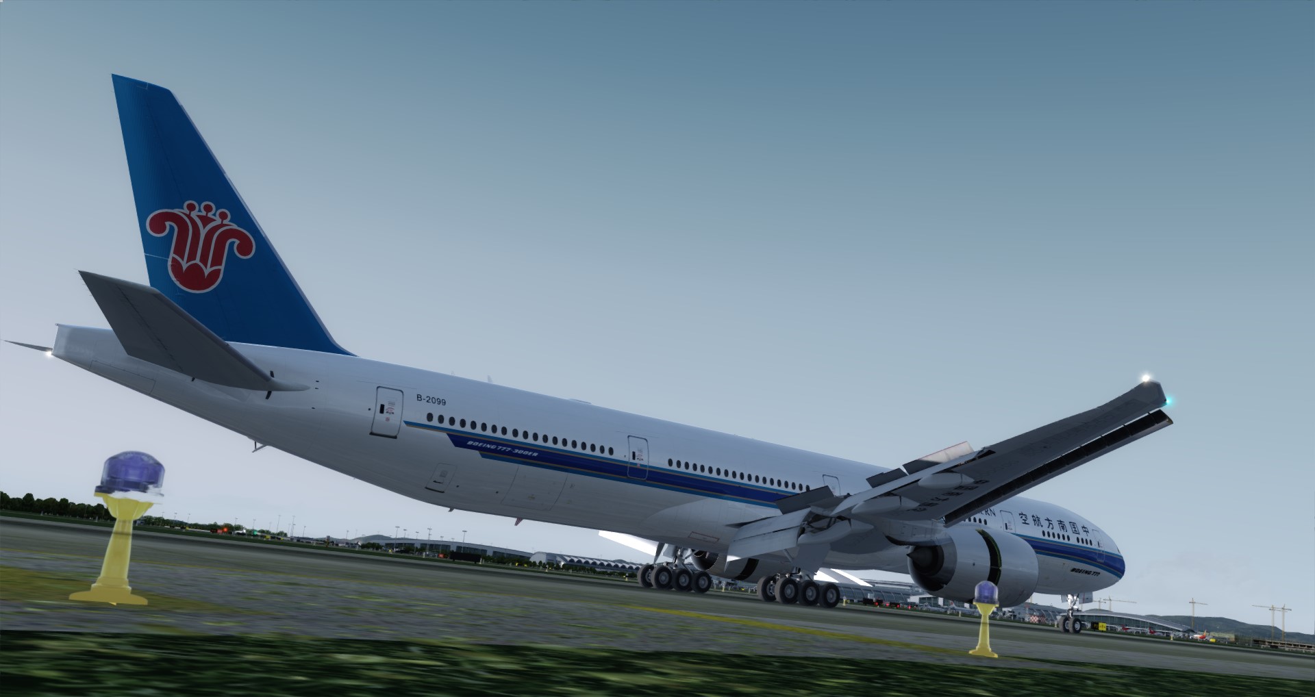 P3D V4 77W China Southern Airlines WADD-ZGGG 营救同胞-5407 