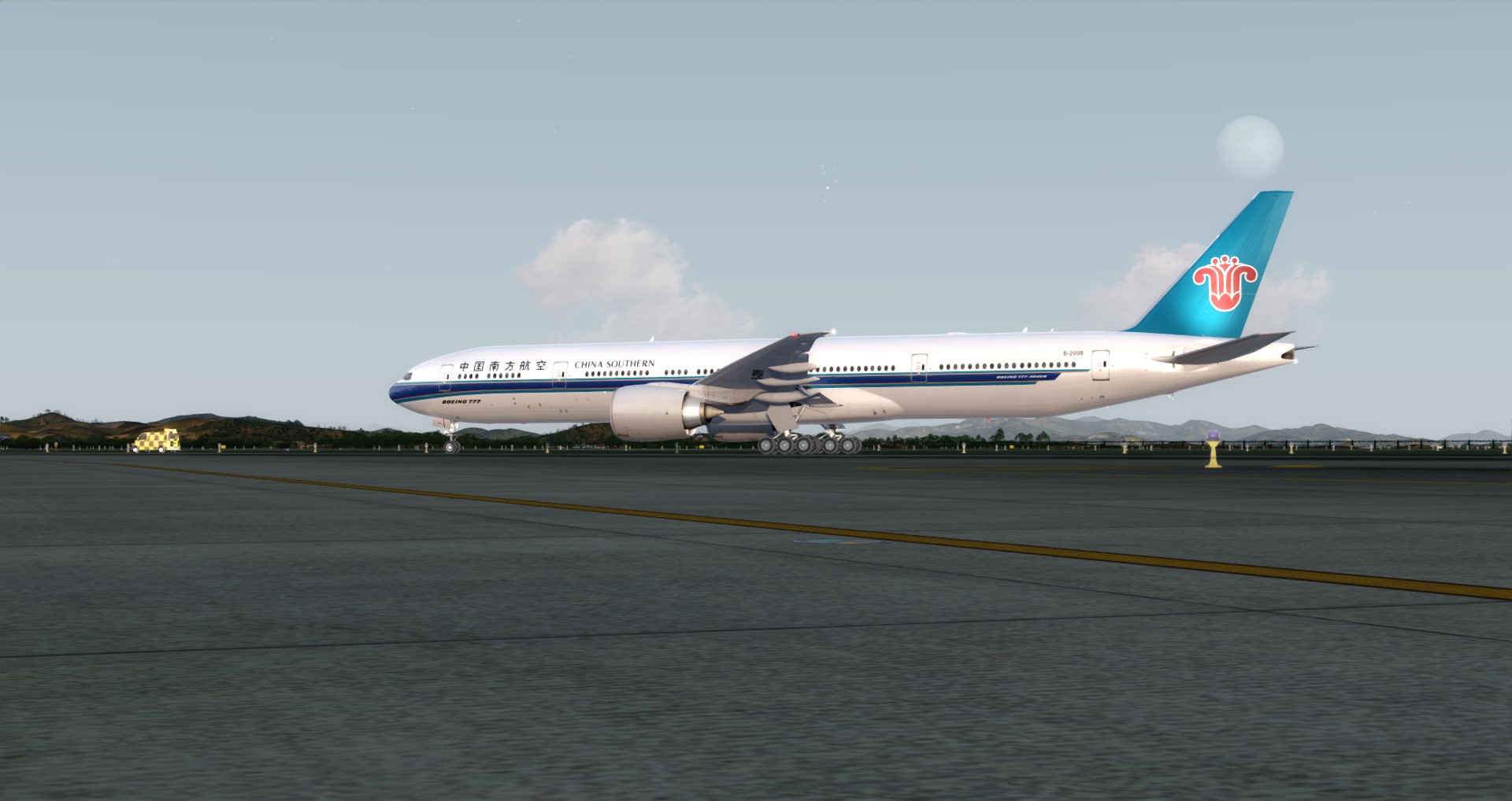 P3D V4 77W China Southern Airlines WADD-ZGGG 营救同胞-5083 
