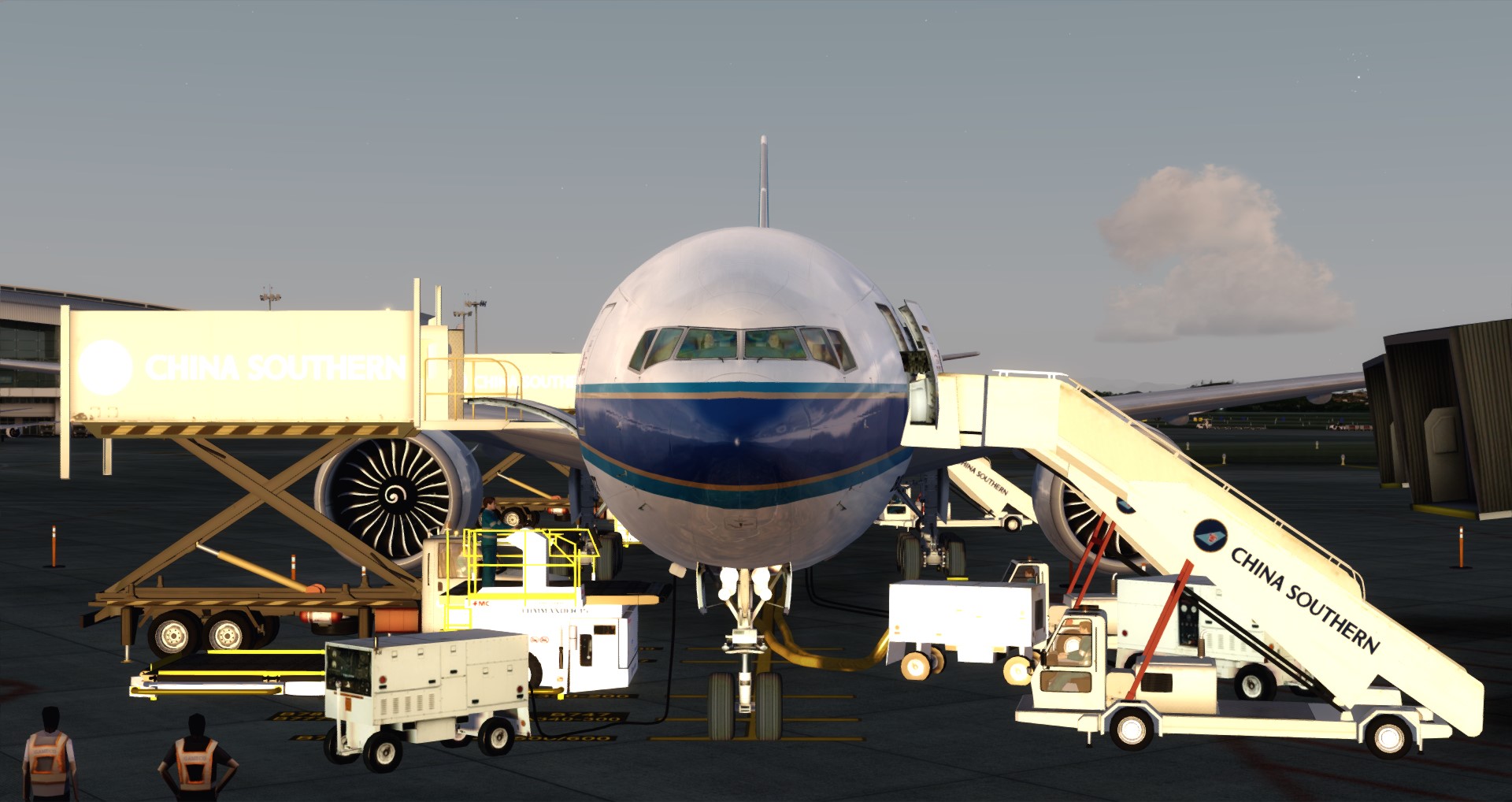 P3D V4 77W China Southern Airlines WADD-ZGGG 营救同胞-2675 