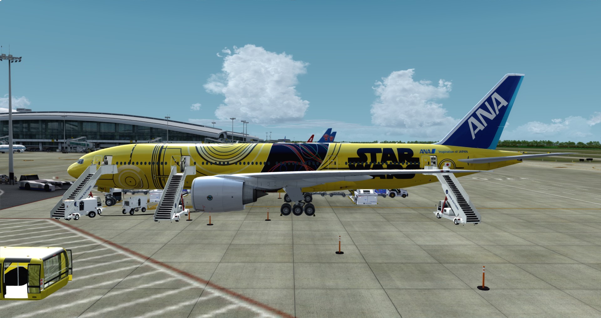 P3D V4 77L ANA Star Wars ZGGG-ZSPD-RJGG-9790 