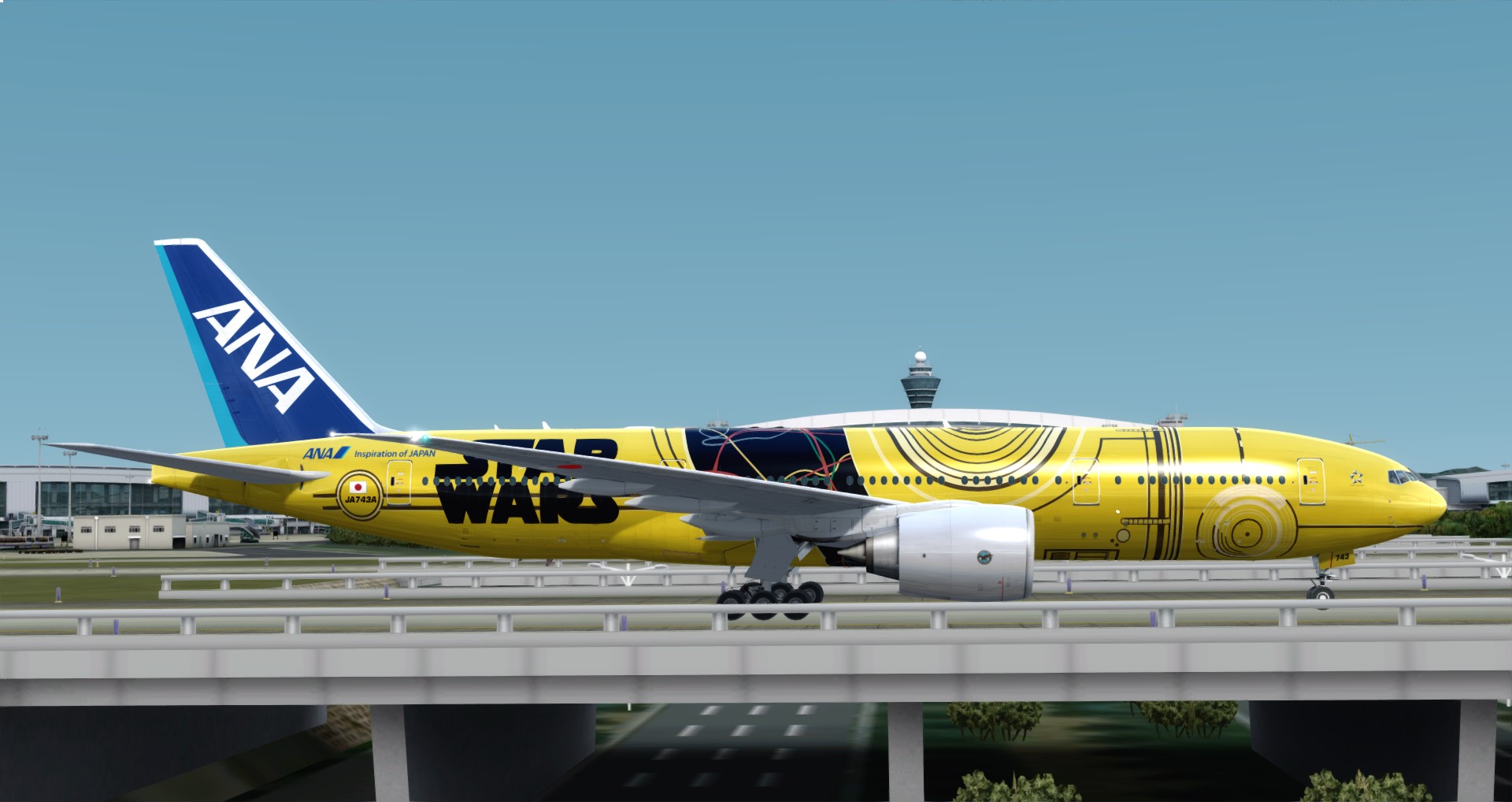 P3D V4 77L ANA Star Wars ZGGG-ZSPD-RJGG-6987 