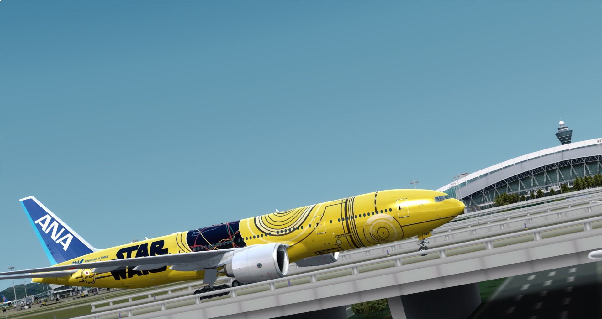 P3D V4 77L ANA Star Wars ZGGG-ZSPD-RJGG-2662 