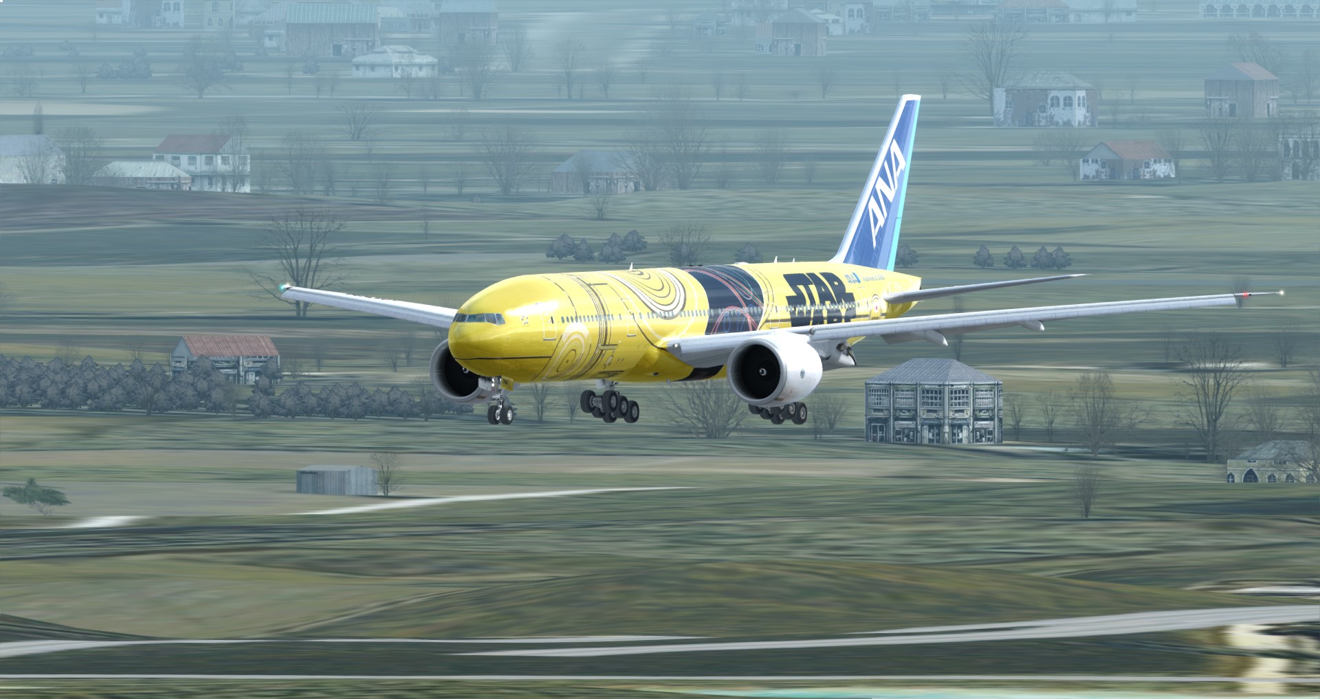 P3D V4 77L ANA Star Wars ZGGG-ZSPD-RJGG-7176 