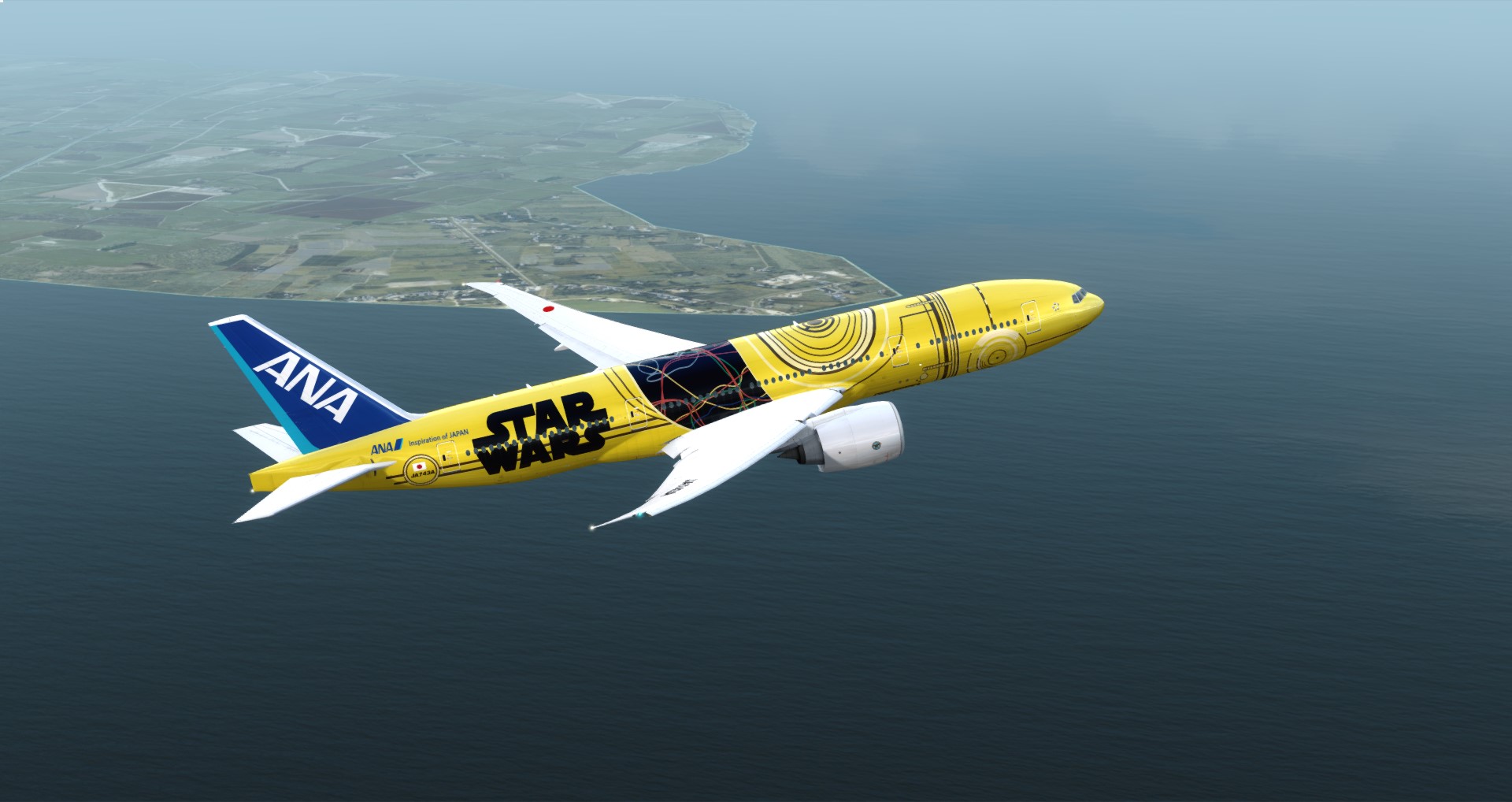 P3D V4 77L ANA Star Wars ZGGG-ZSPD-RJGG-4269 