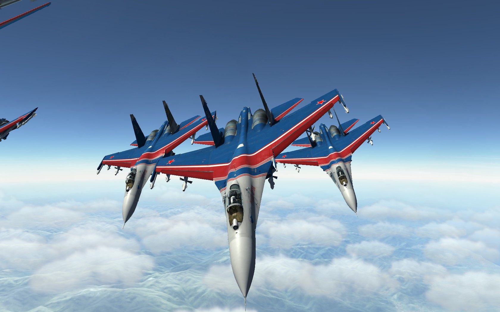 苏27飞行表演队 DCS WORLD游戏-9642 