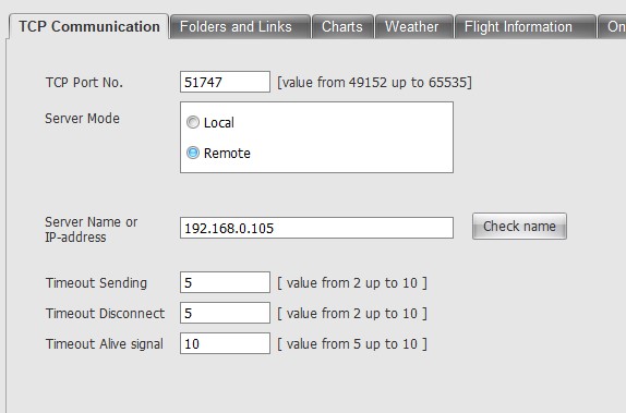 电子飞行包AivlaSoft EFB DisplayUnit V1.6.14存在Connecting DataProvider...-3289 