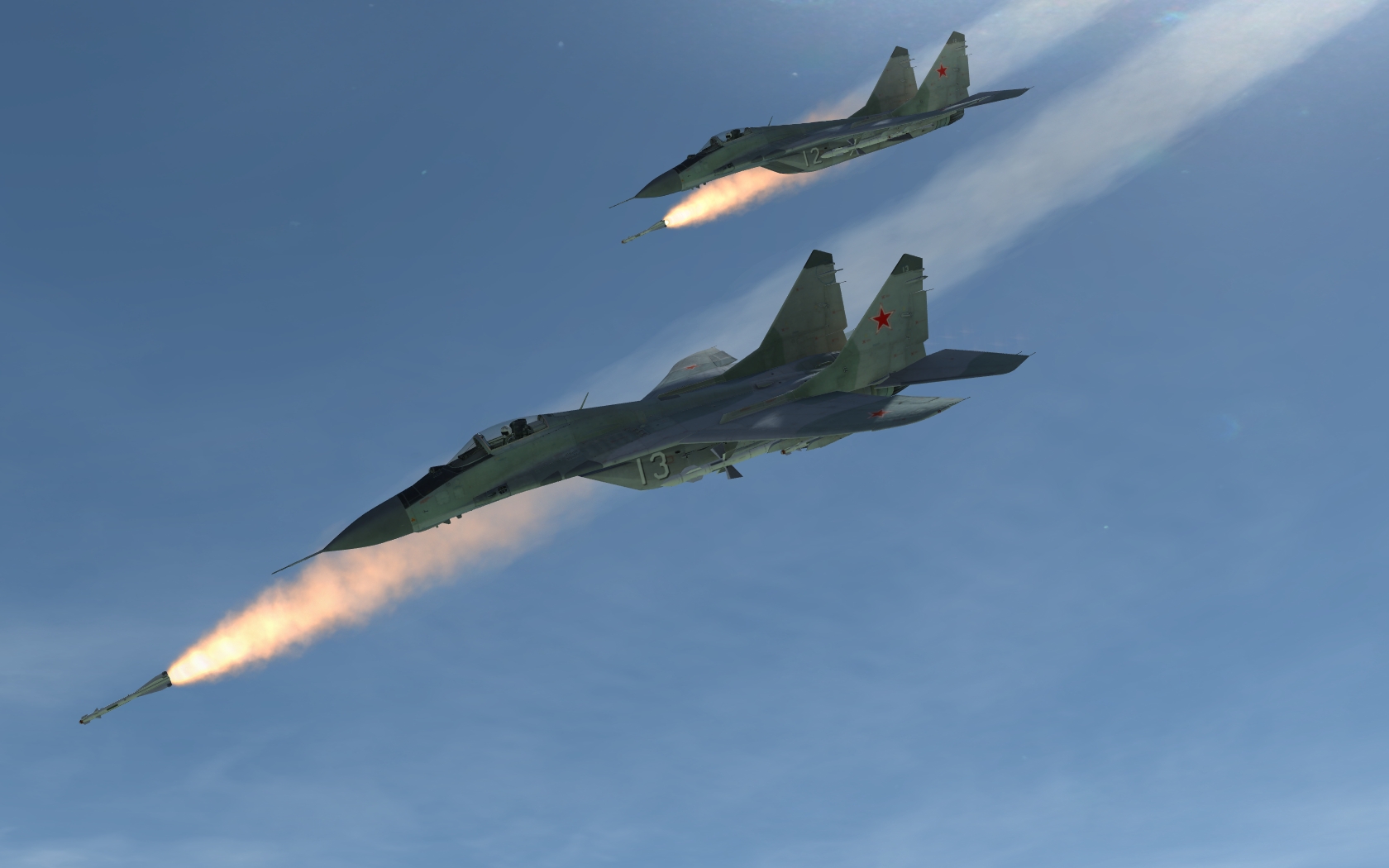 米格29导弹齐射  DCS WORLD游戏截图-4183 