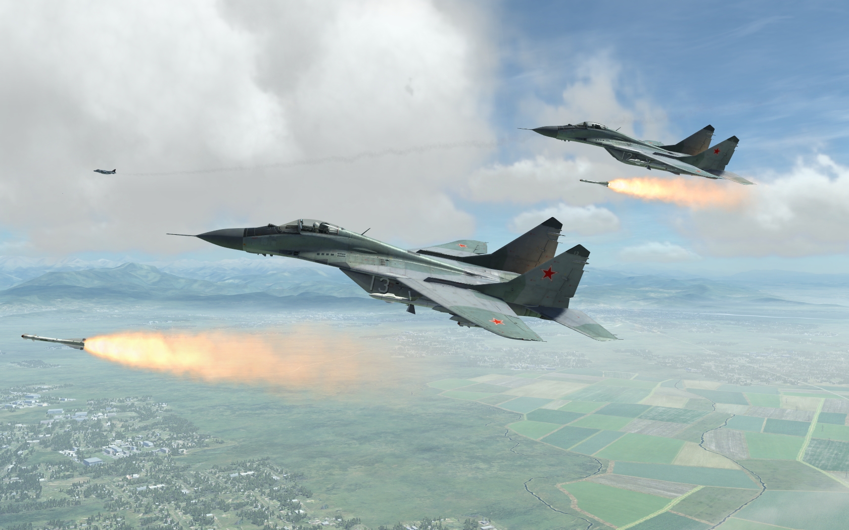 米格29导弹齐射  DCS WORLD游戏截图-6478 