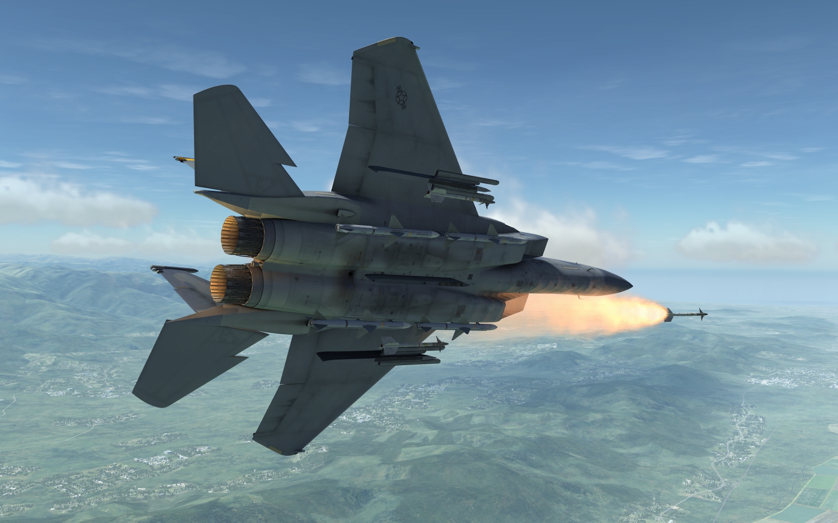 DCS WORLD游戏截图 苏27对战F15-3342 