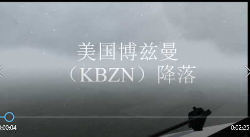 美国博兹曼（KBZN）降落-4486 