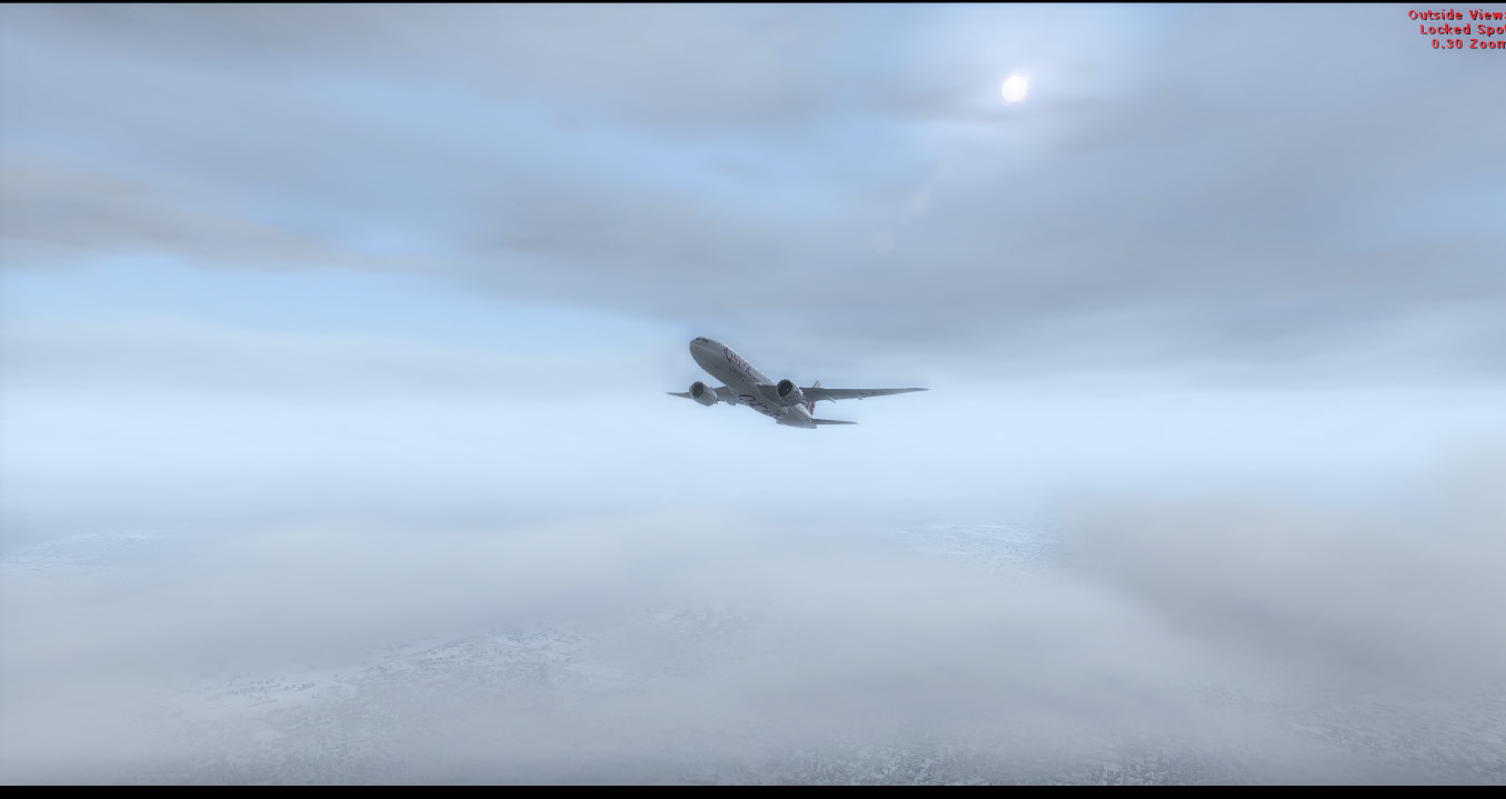 第7次重装fsx之后的第一飞-8599 