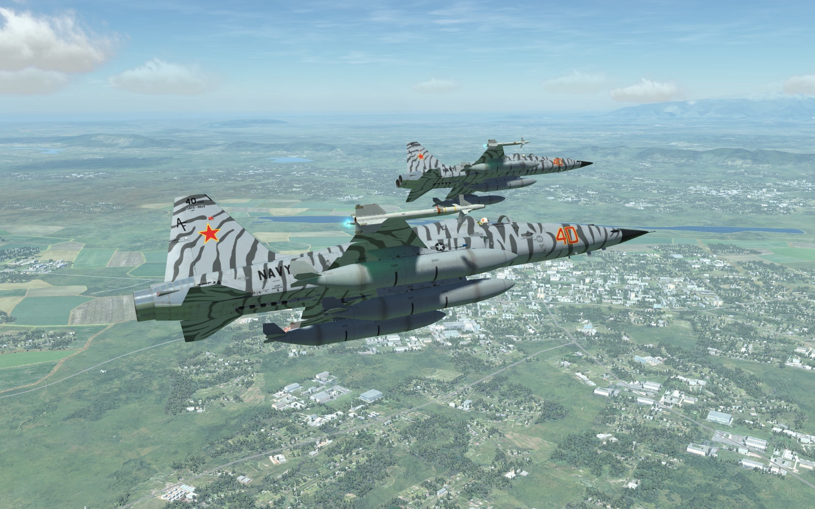 米格21对阵F-5E DCS WORLD游戏截图-2943 