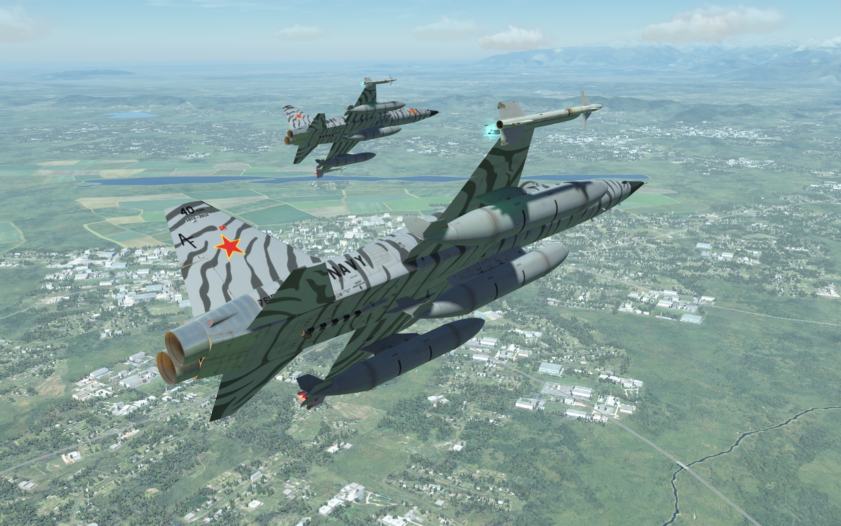 米格21对阵F-5E DCS WORLD游戏截图-2644 