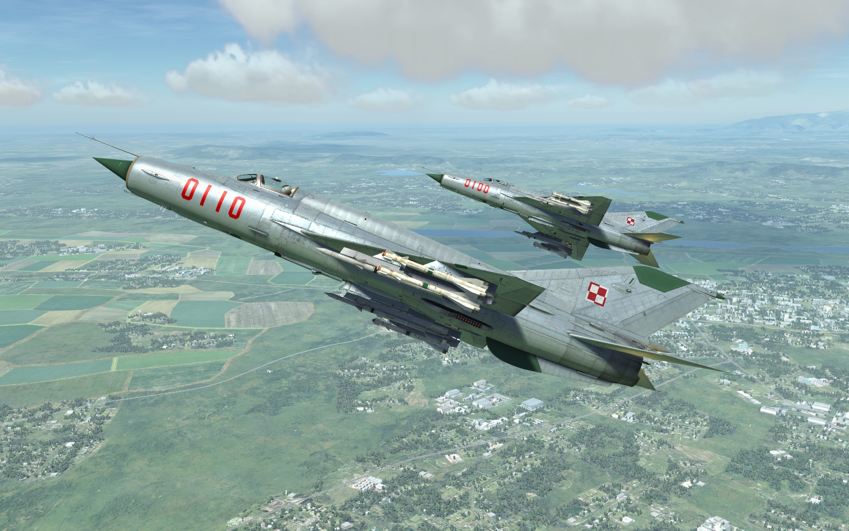 米格21对阵F-5E DCS WORLD游戏截图-308 