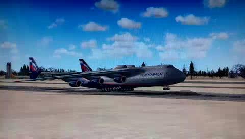 AN-225全球最大运输机起飞了-1655 