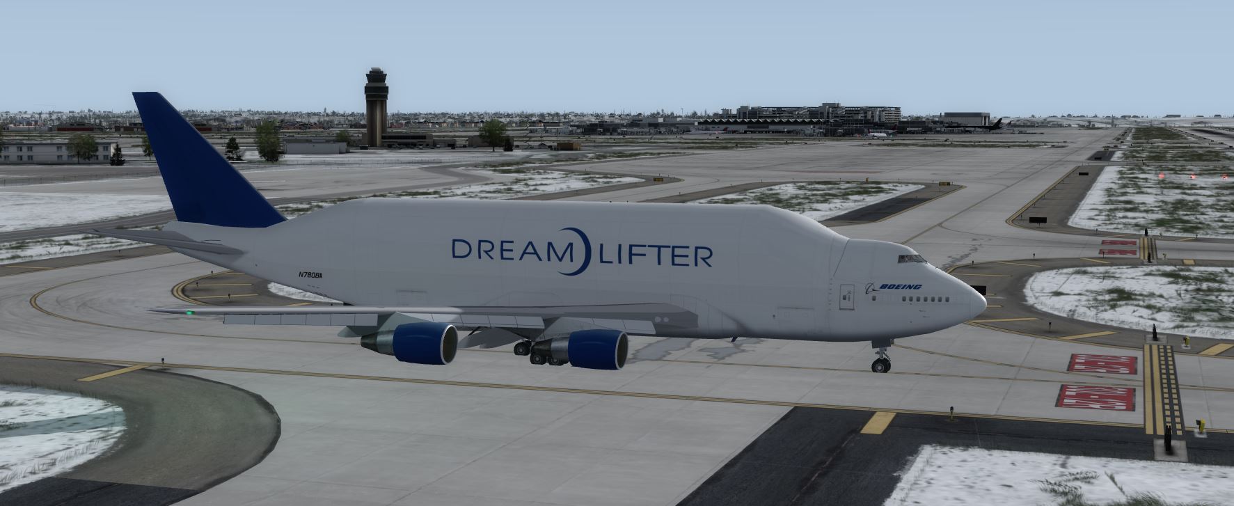 Boeing 747-400LCF DreamLifter @ KMSP-3903 